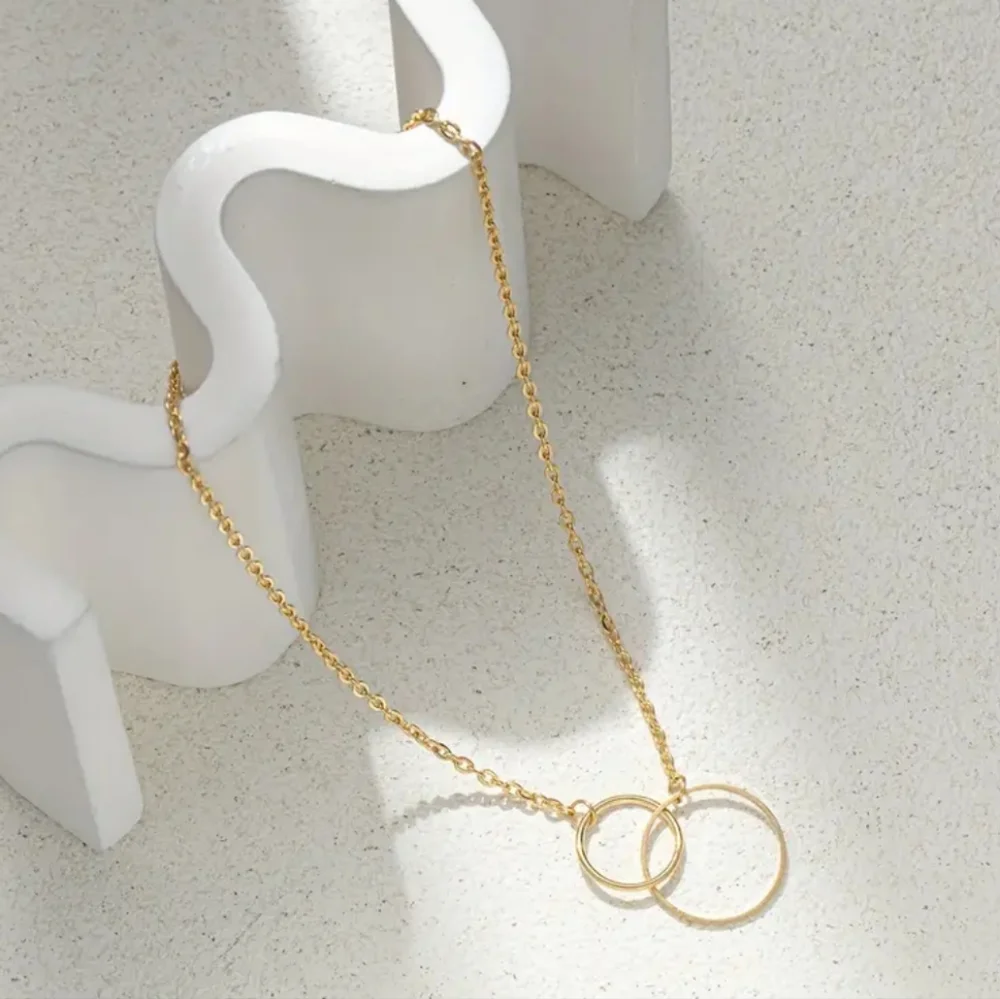 ✨ Double circle classy necklace ✨ - Picture 5 of 5